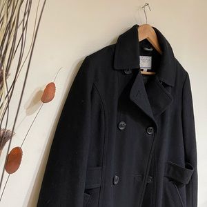 Black Mid Length Náutica Peacoat SIZE L.